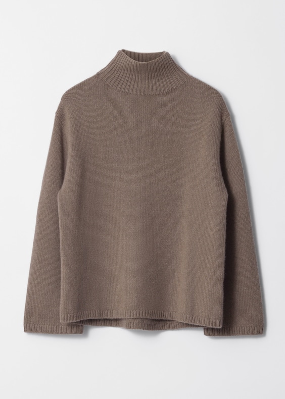 Cashmere-Blend Turtleneck Jumper