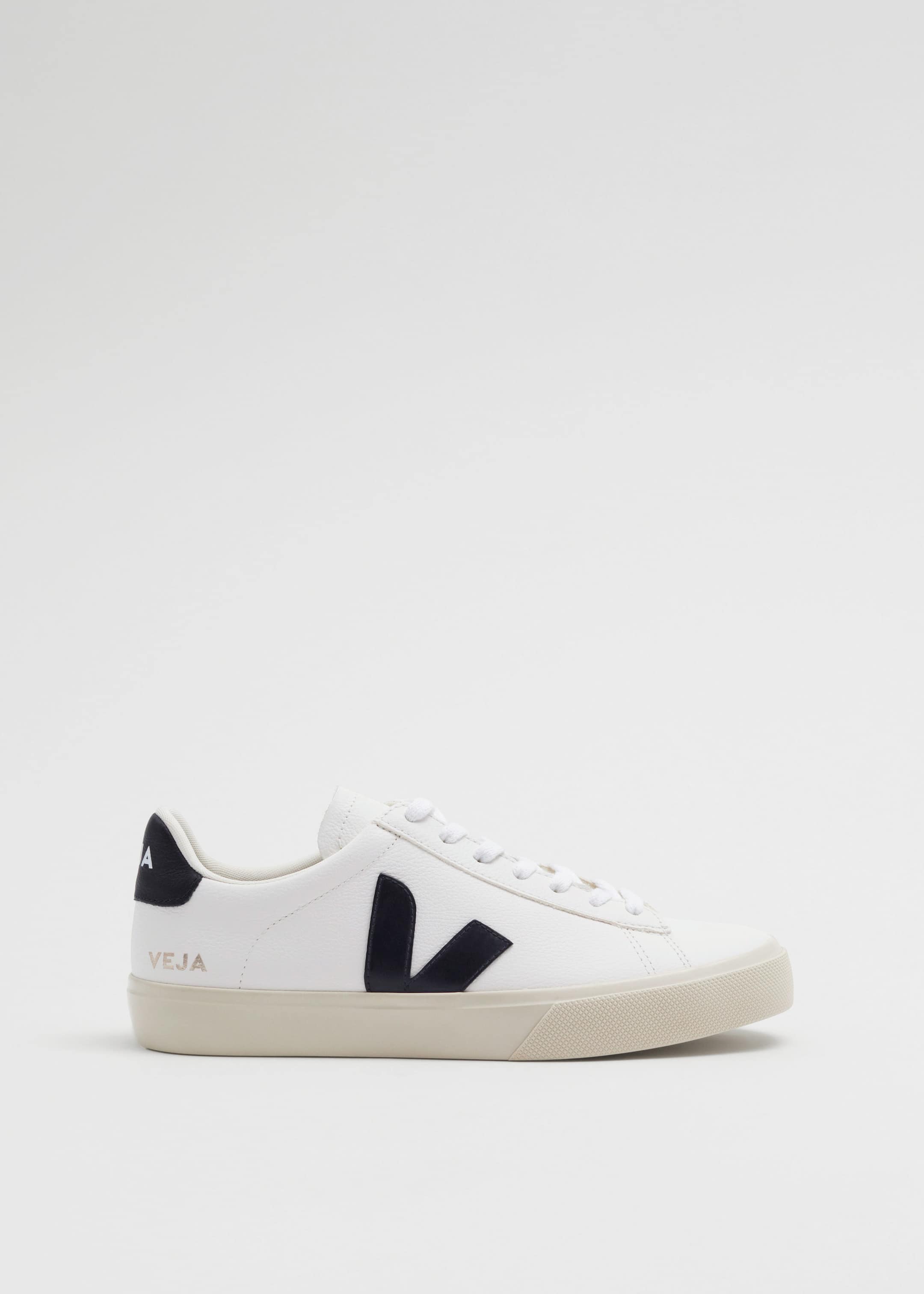 Veja Campo Leather Sneakers - White/Grey - Still Life