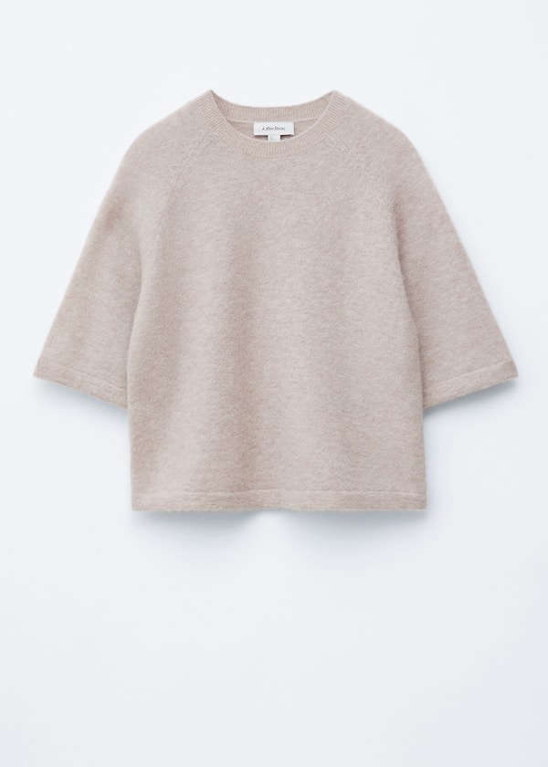 Alpaca-Blend Knitted Top