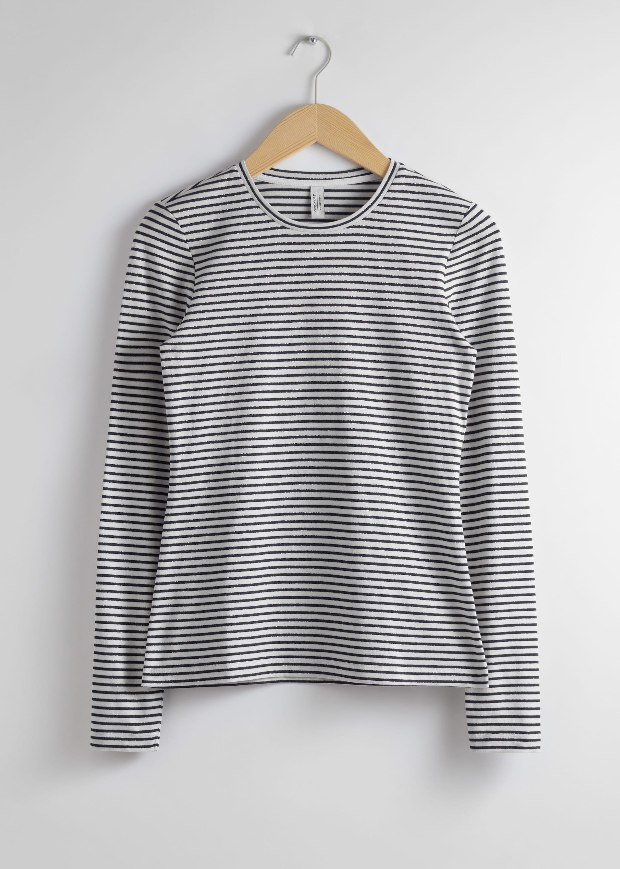 Striped Glitter Top - Navy/Cream Stripes - Still Life