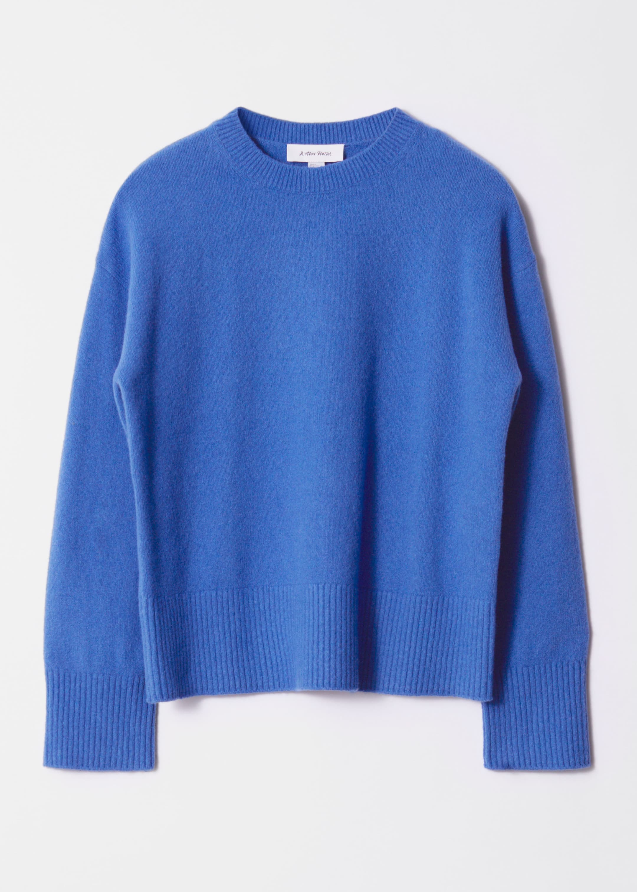 Relaxed Knit Jumper - Navy - Still Life