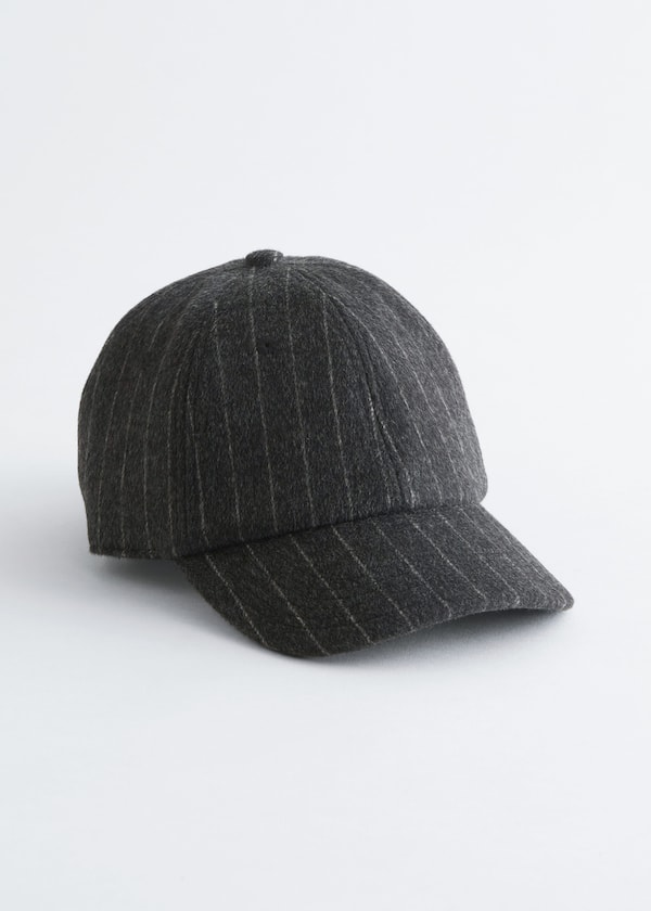 Wool-Blend Felt Baseball Cap