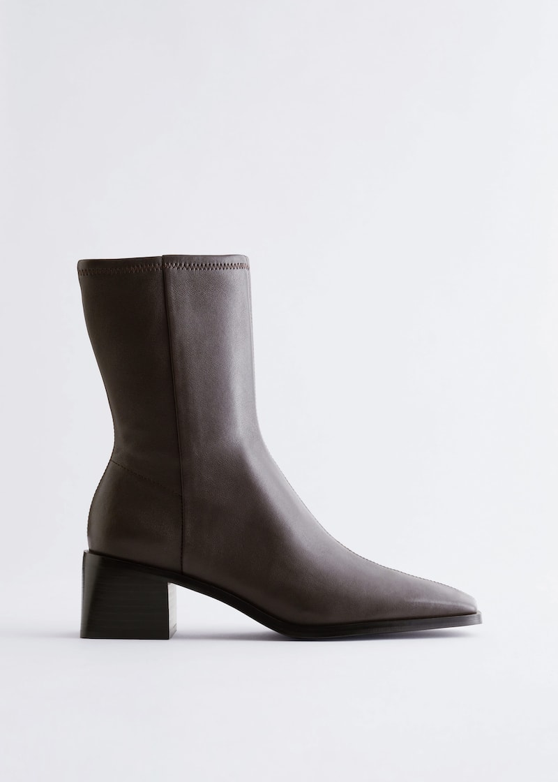Leather Sock Boots