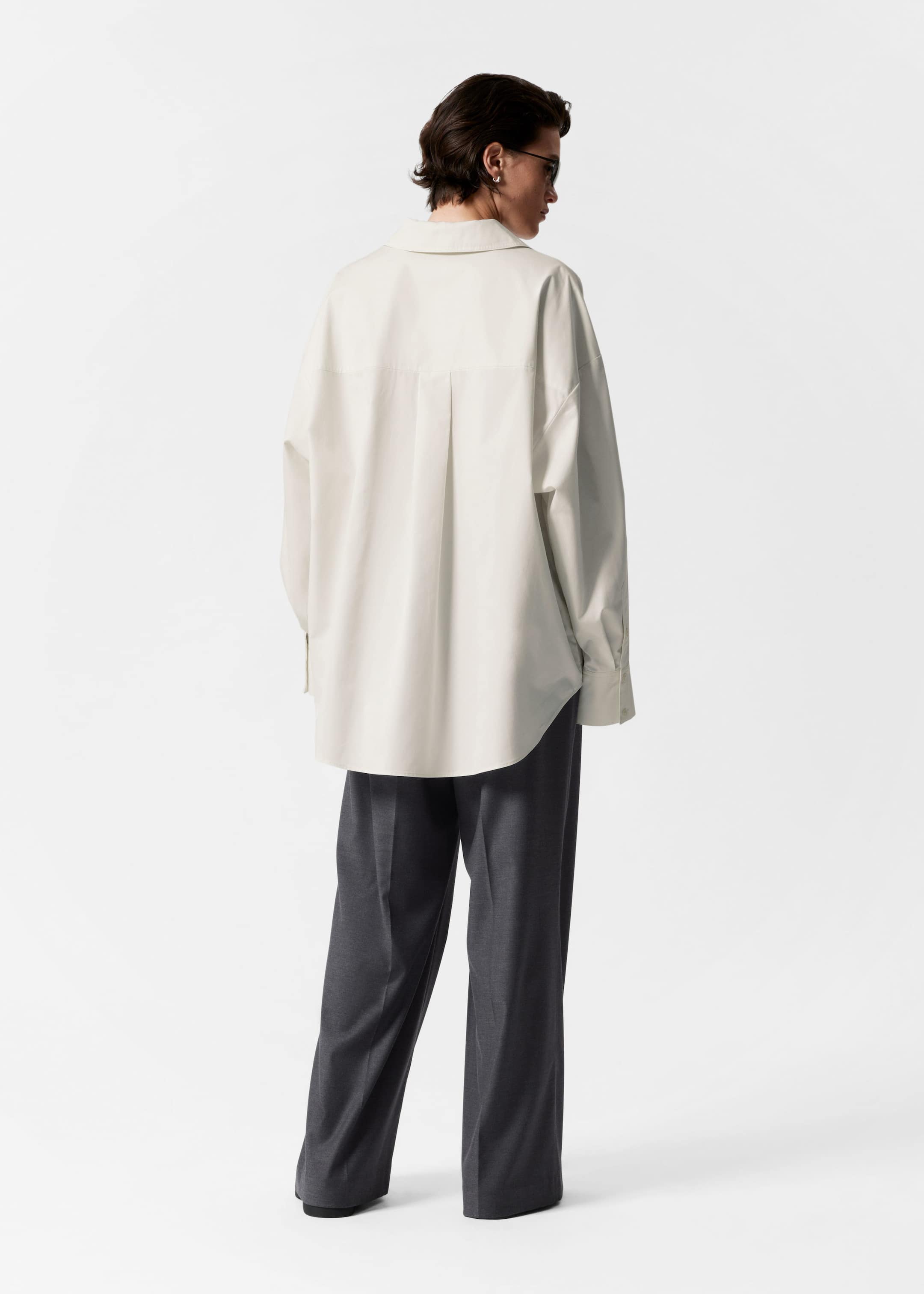 Chemise oversize - Blanc - Lookbook