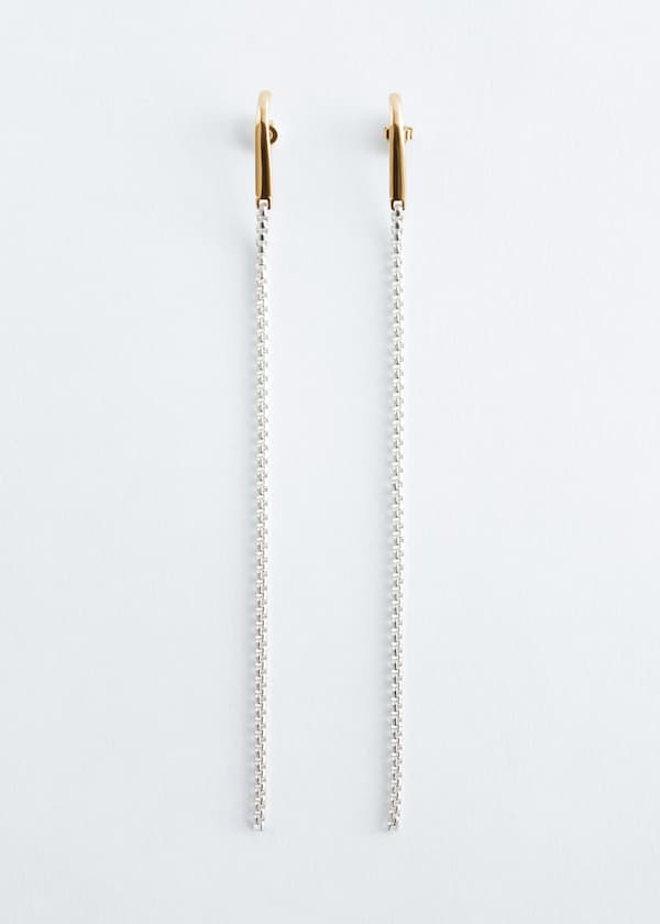 Long Chain Earcuff Earrings