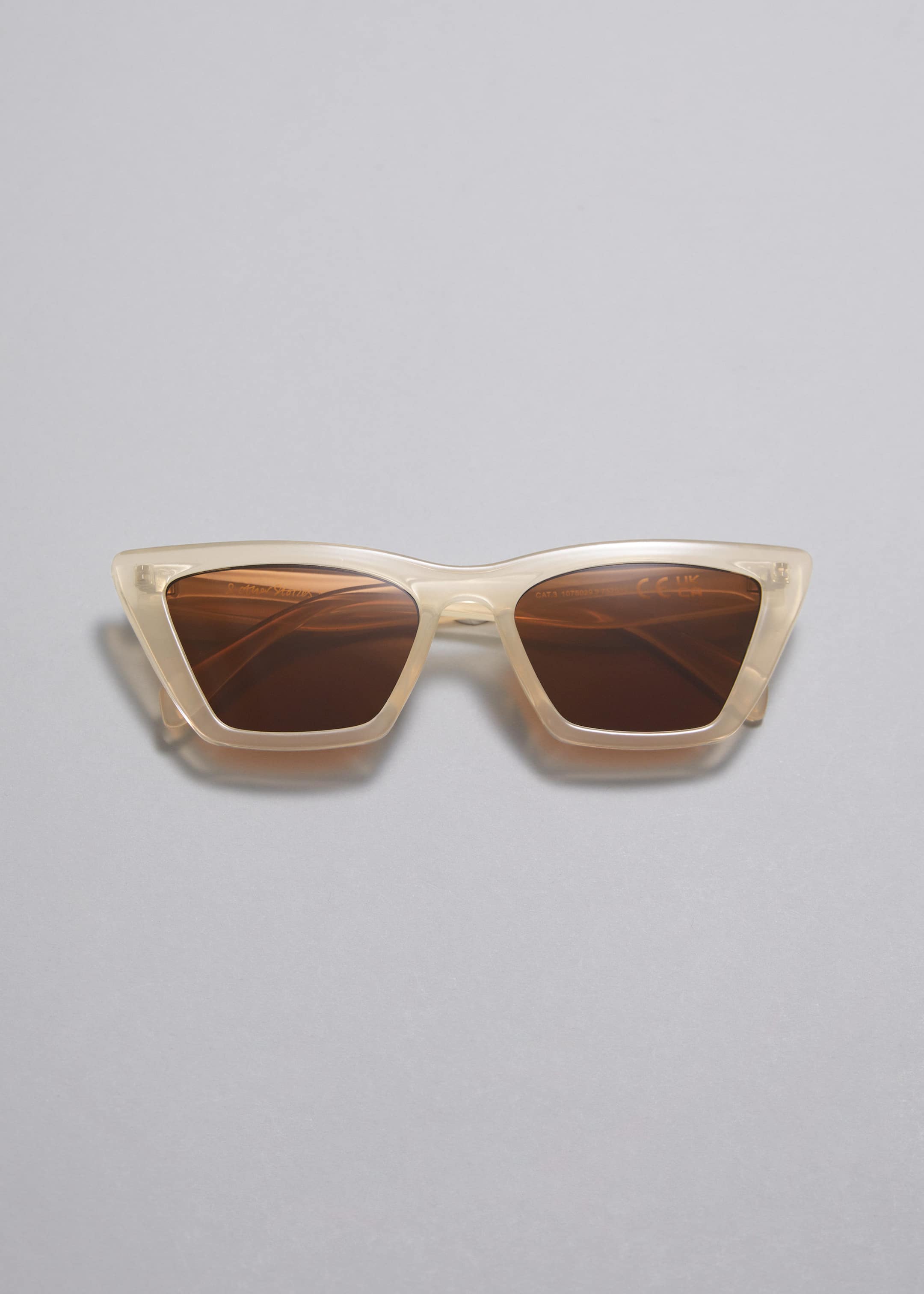 Angular Cat Eye Sunglasses