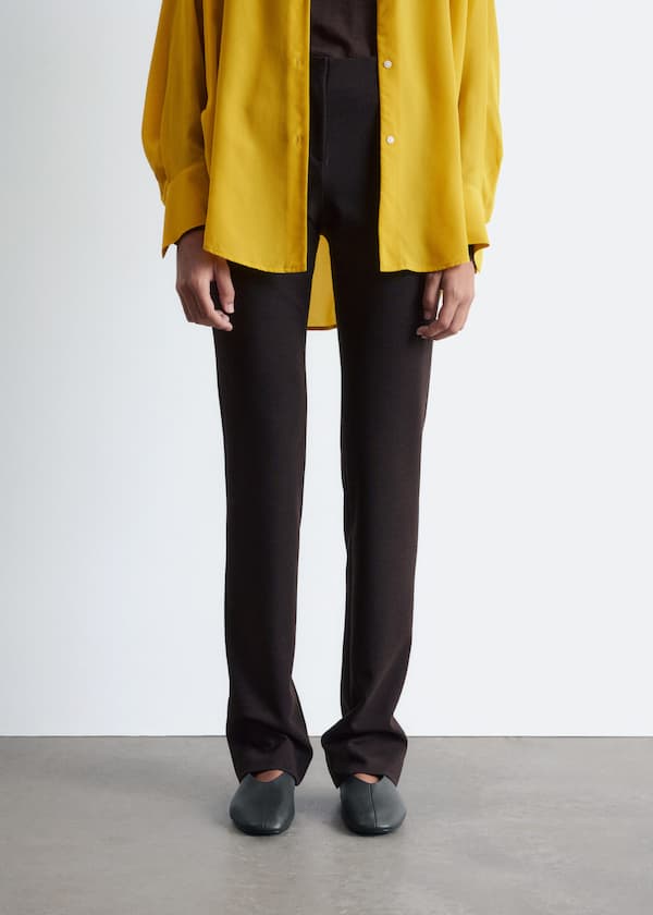 Tailored Slim-Leg Trousers