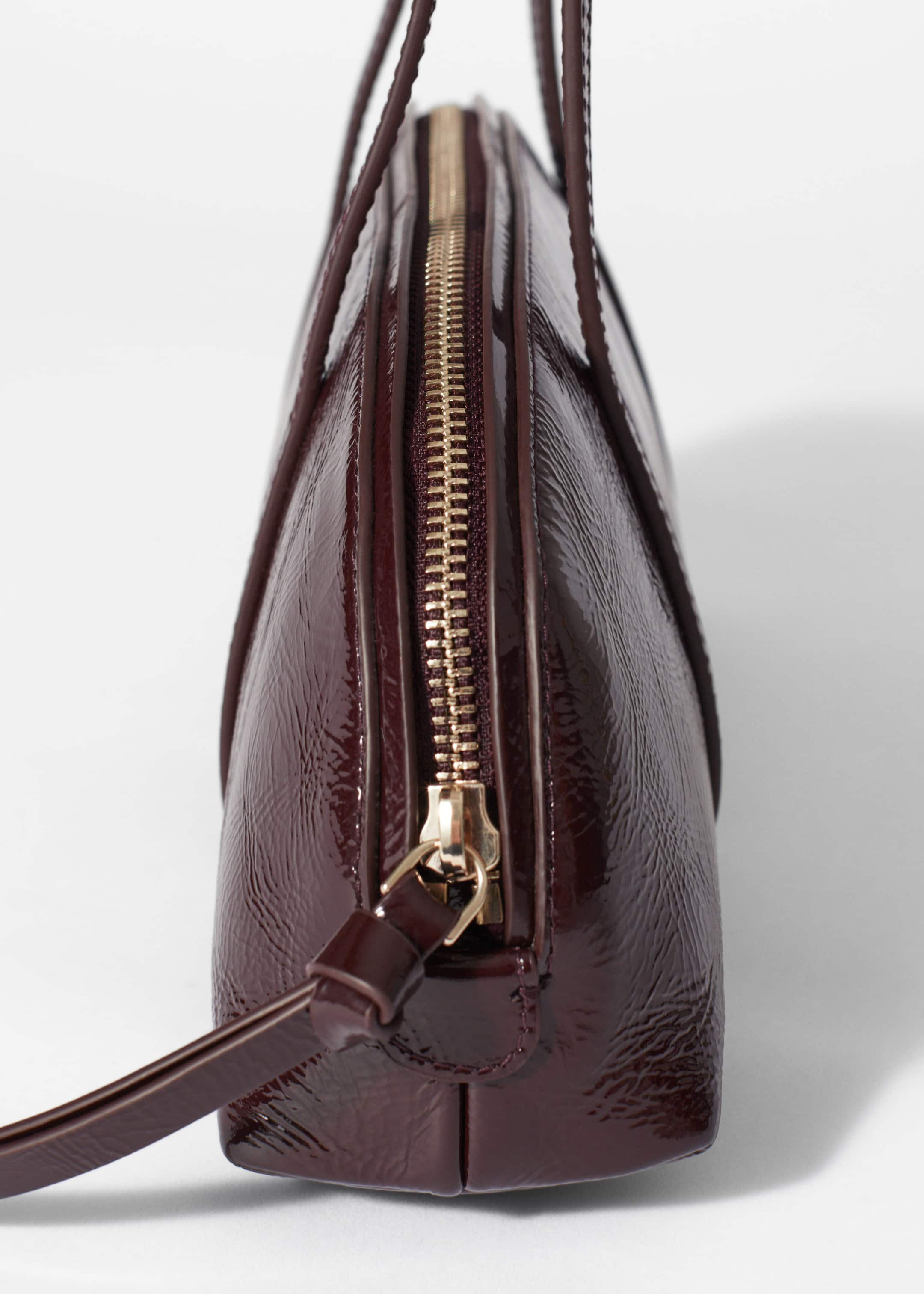 Leather Bowling Bag - {{variantName}} - Descriptive Detail