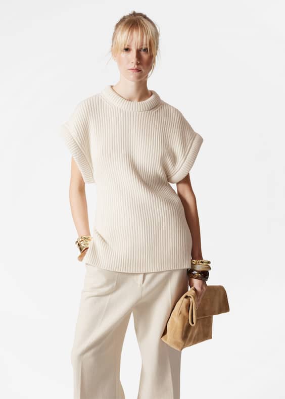 Rib-Knit Vest