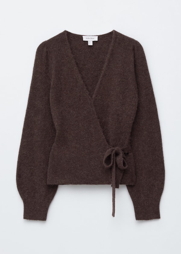 Knitted Wrap Cardigan