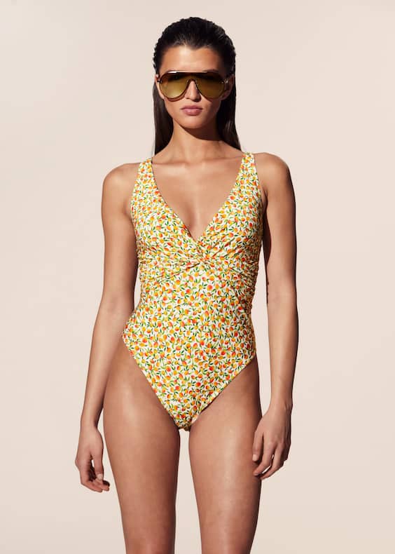 Twist-Detail Swimsuit