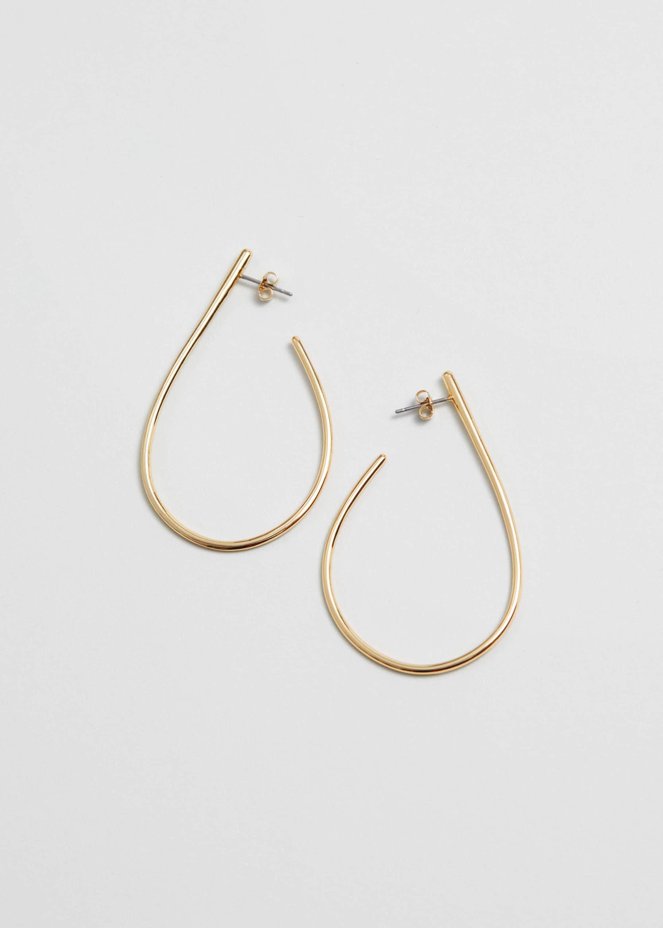 Open Slim Hoops - Silver - Still Life