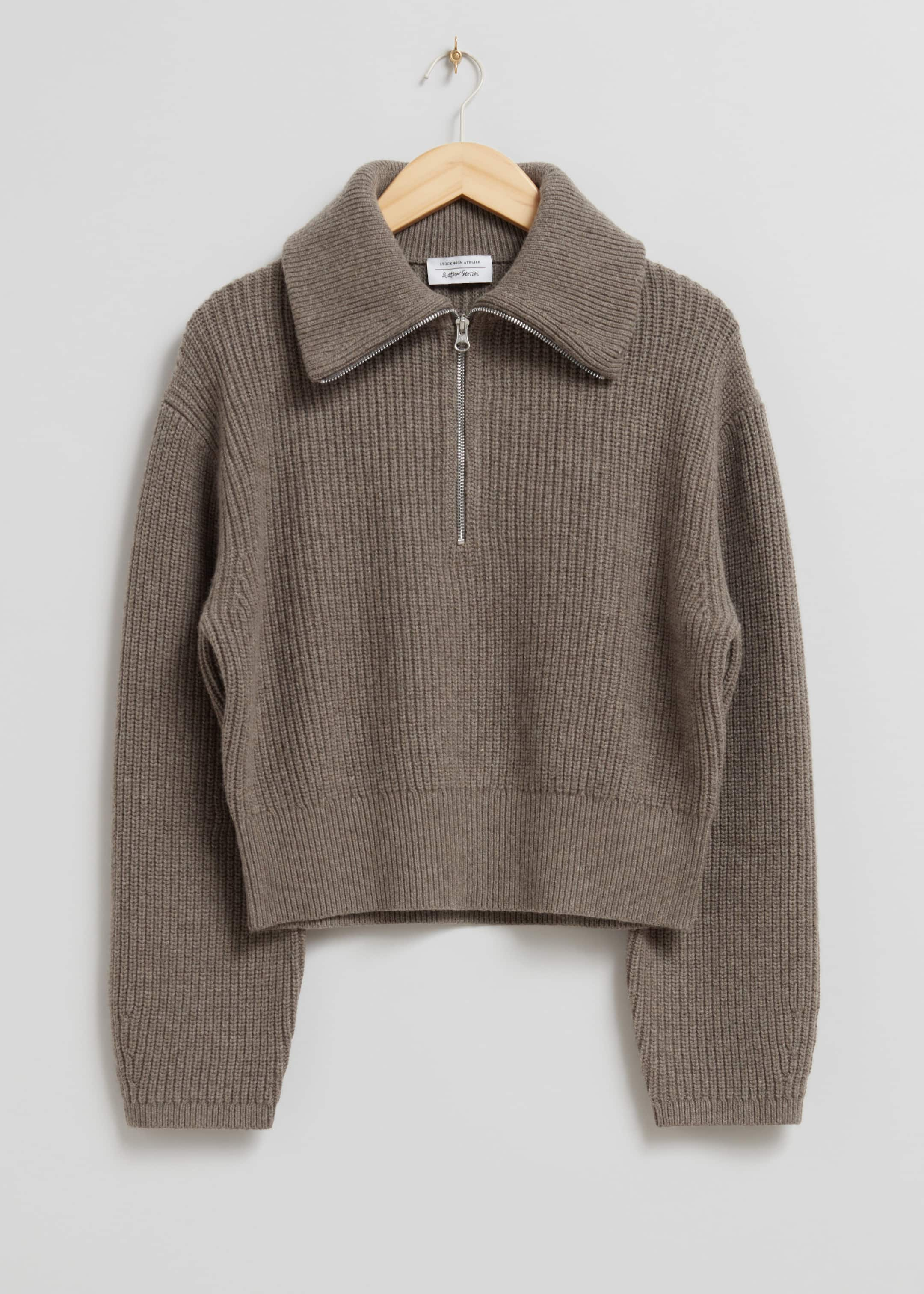 Half-Zip Knit Jumper