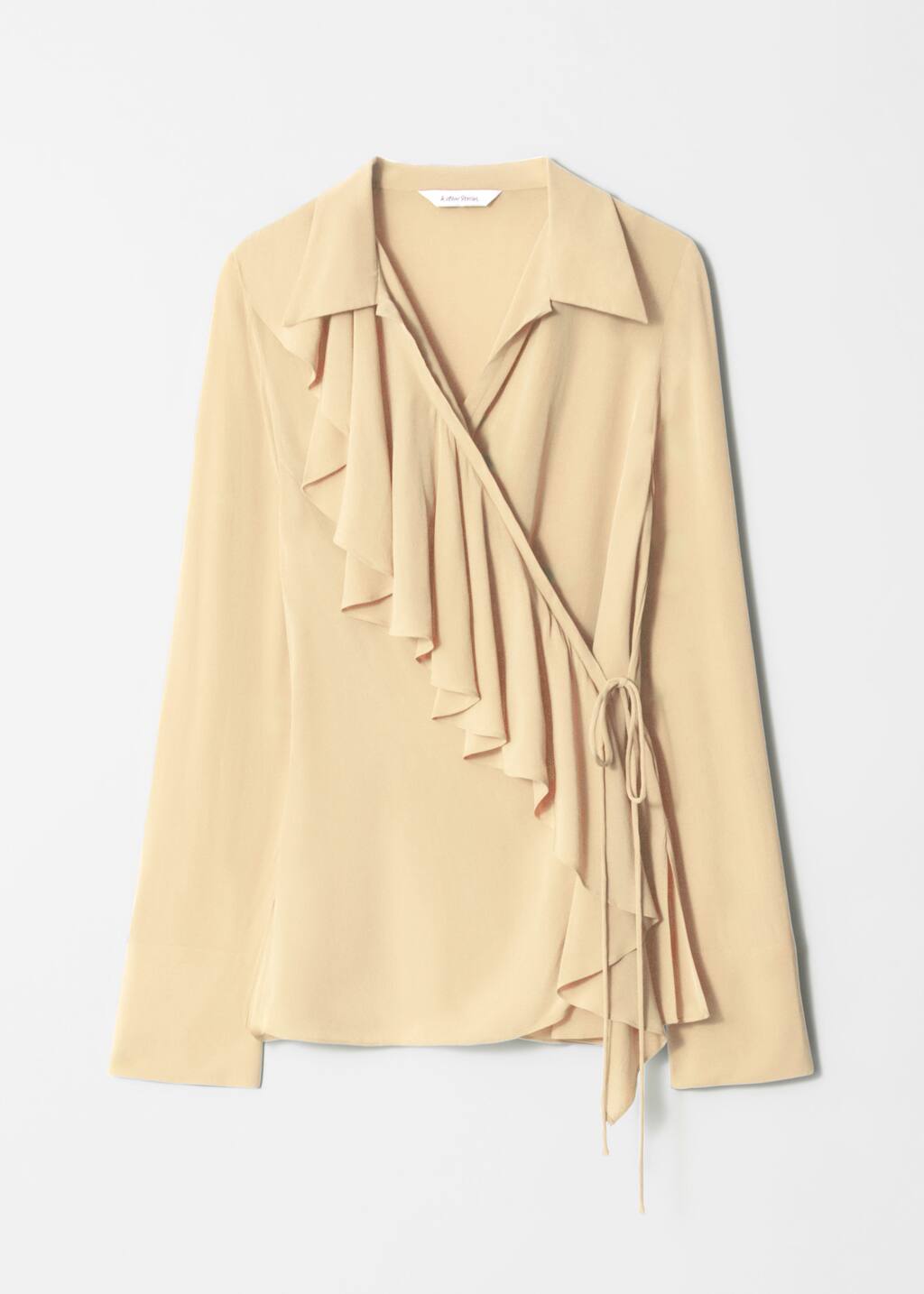 トップス Acka. loose ribbon blouse TANGNADE overstock outlet Women's 3/4 Sleeve Tunic Tops