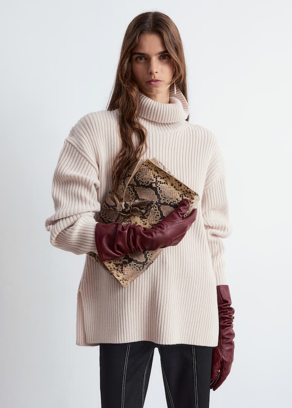 Turtleneck Wool-Knit Jumper