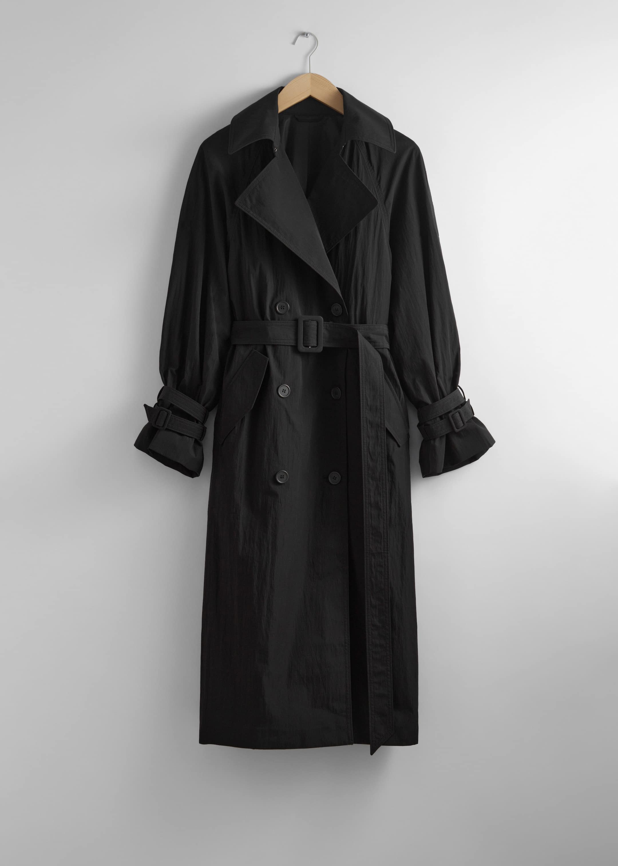 Image of Trench-coat à effet froissé