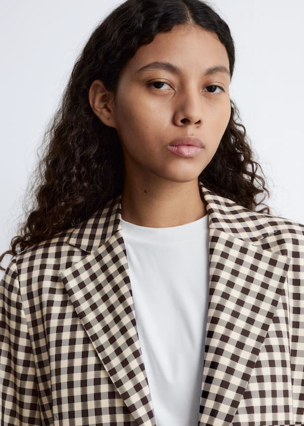 Checkered Blazer