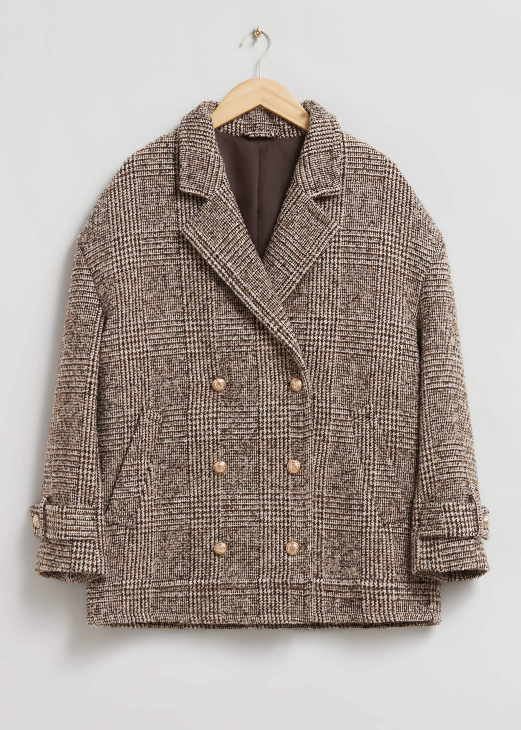 Caban oversize court - Tweed beige - Still Life