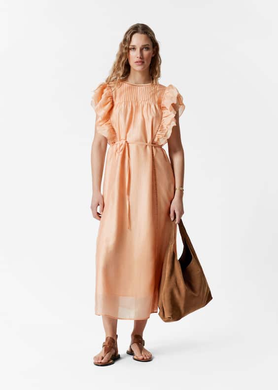 Frill Midi Dress