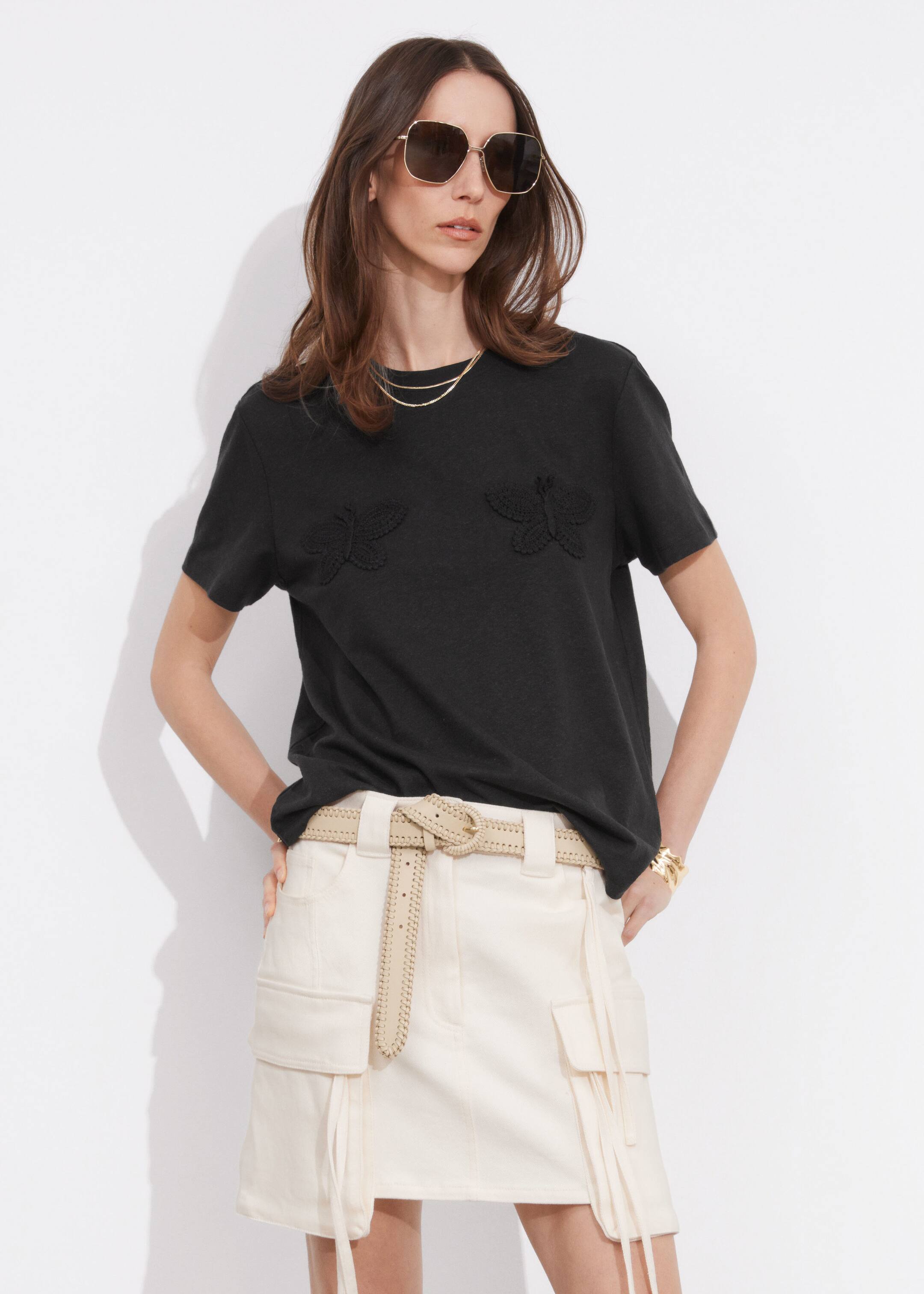 Linen-Blend T-Shirt - Cream - Lookbook