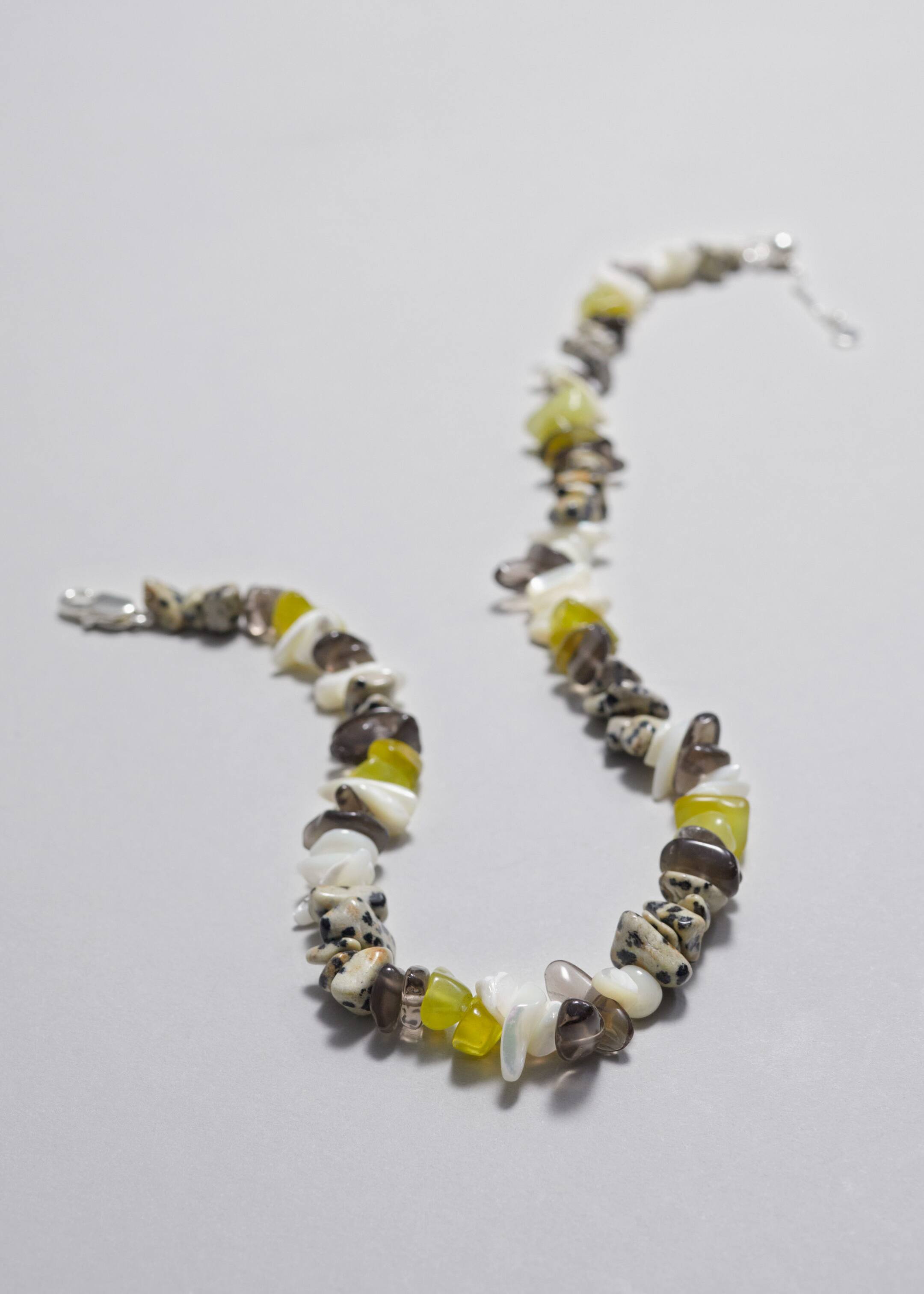 Semi-Precious Stone Necklace - {{variantName}} - Descriptive Detail