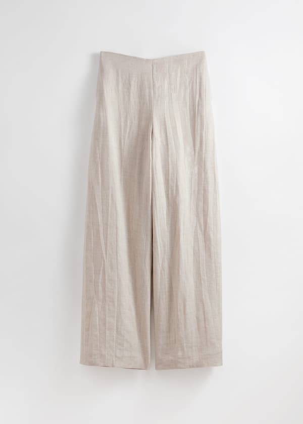 Breezy High-Waist Trousers