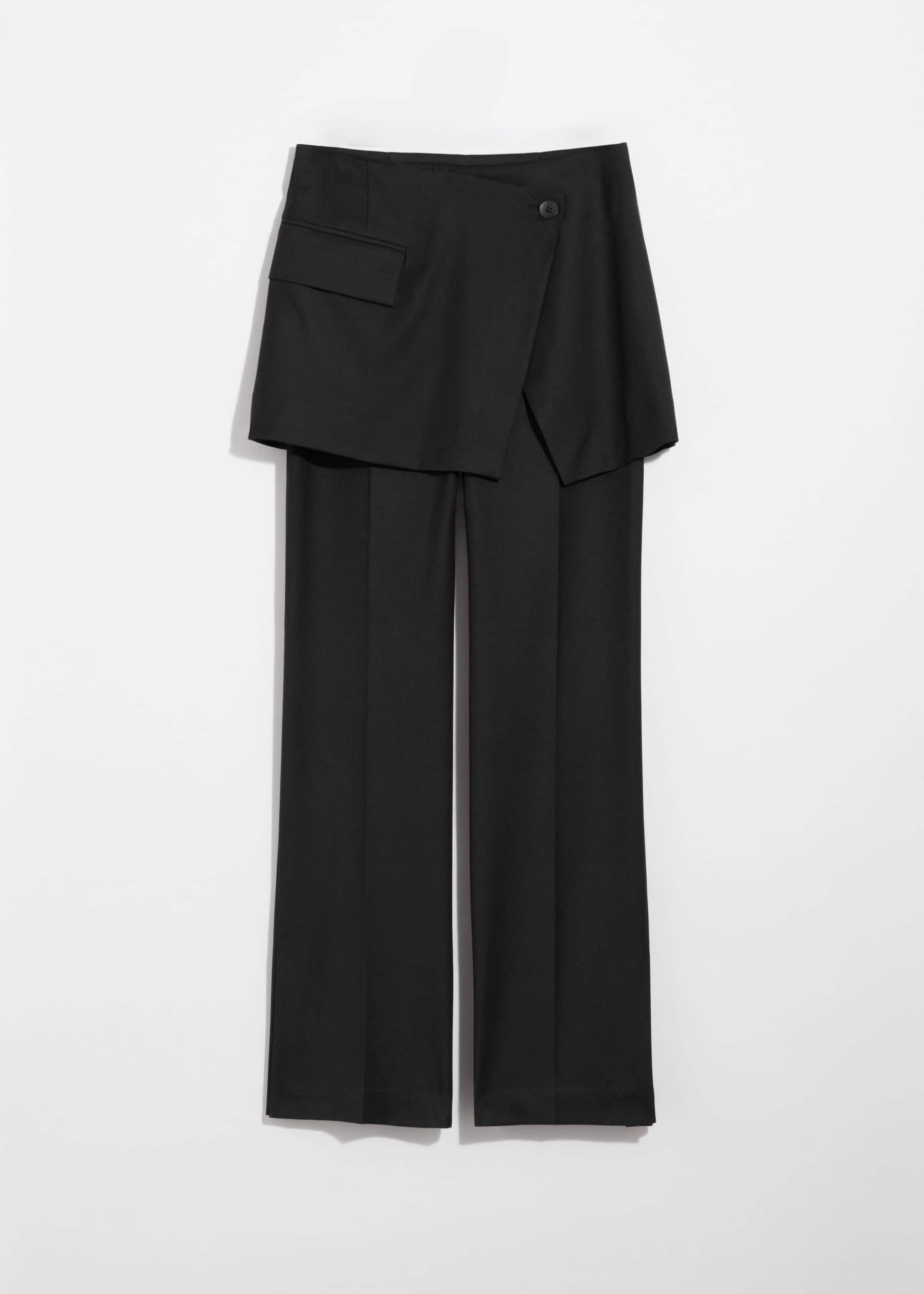 Wrap-Skirt Trousers