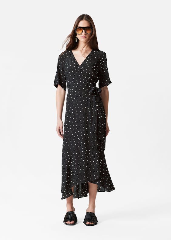 Wrap Midi Dress