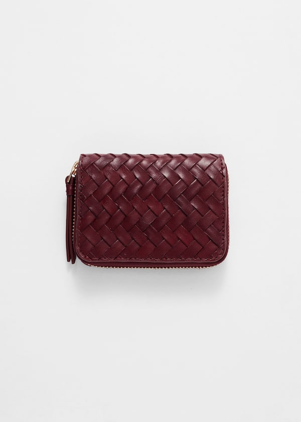 Braided Leather Wallet