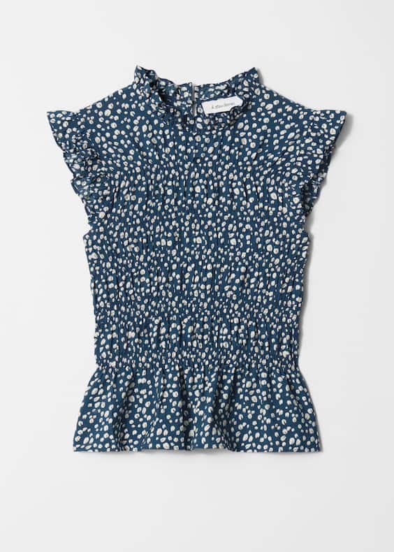 Smocked Frill Top