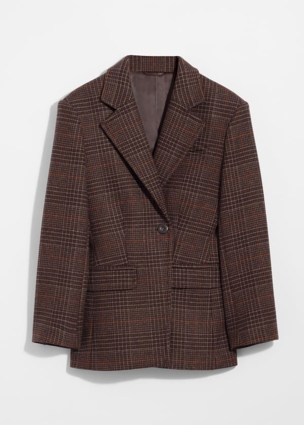 Structured Tweed Blazer