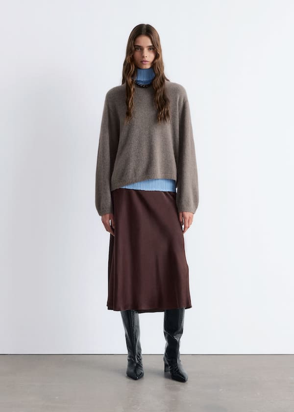 Knitted Alpaca-Blend Sweater
