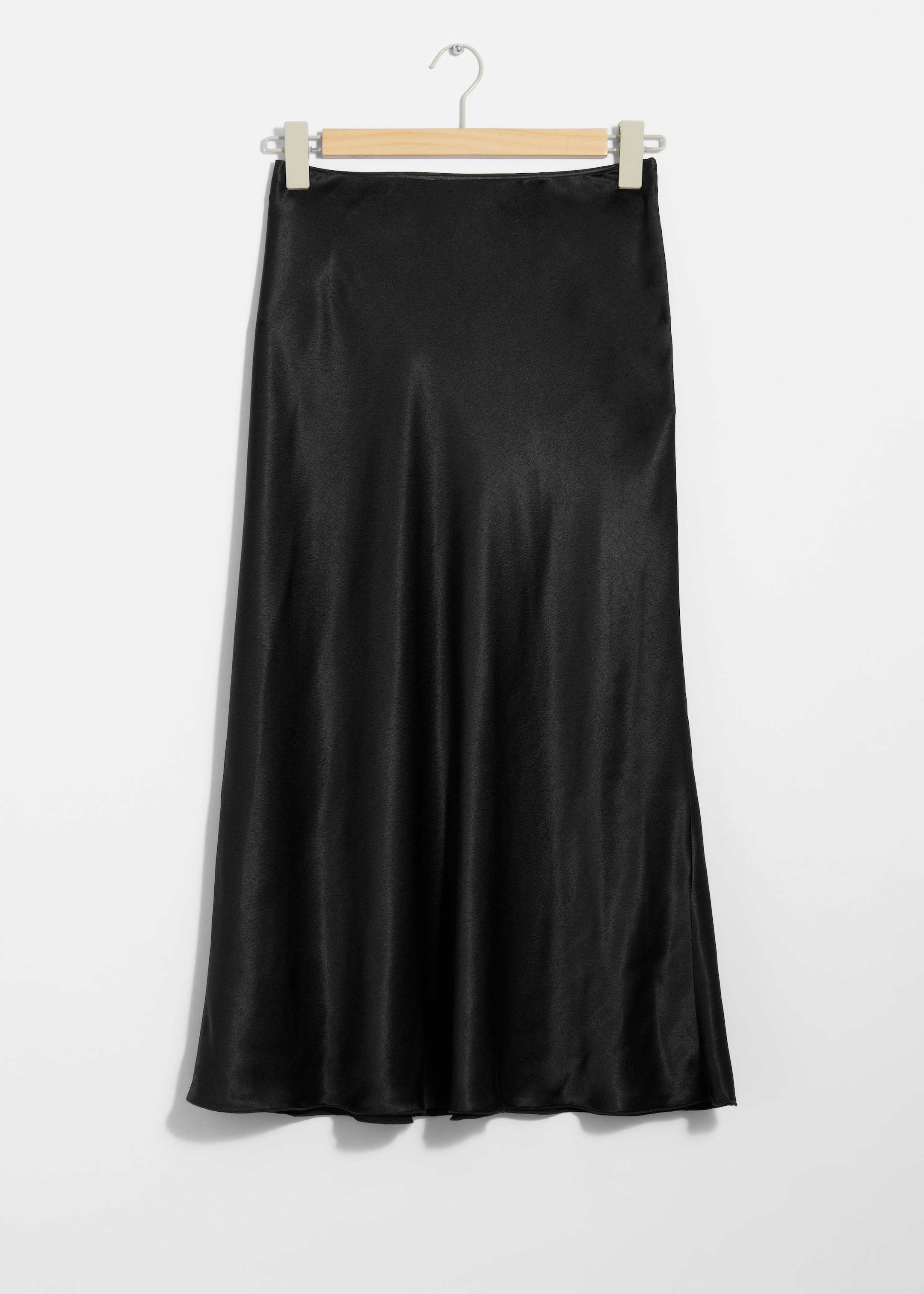 Satin Midi Skirt - Mole - Still Life