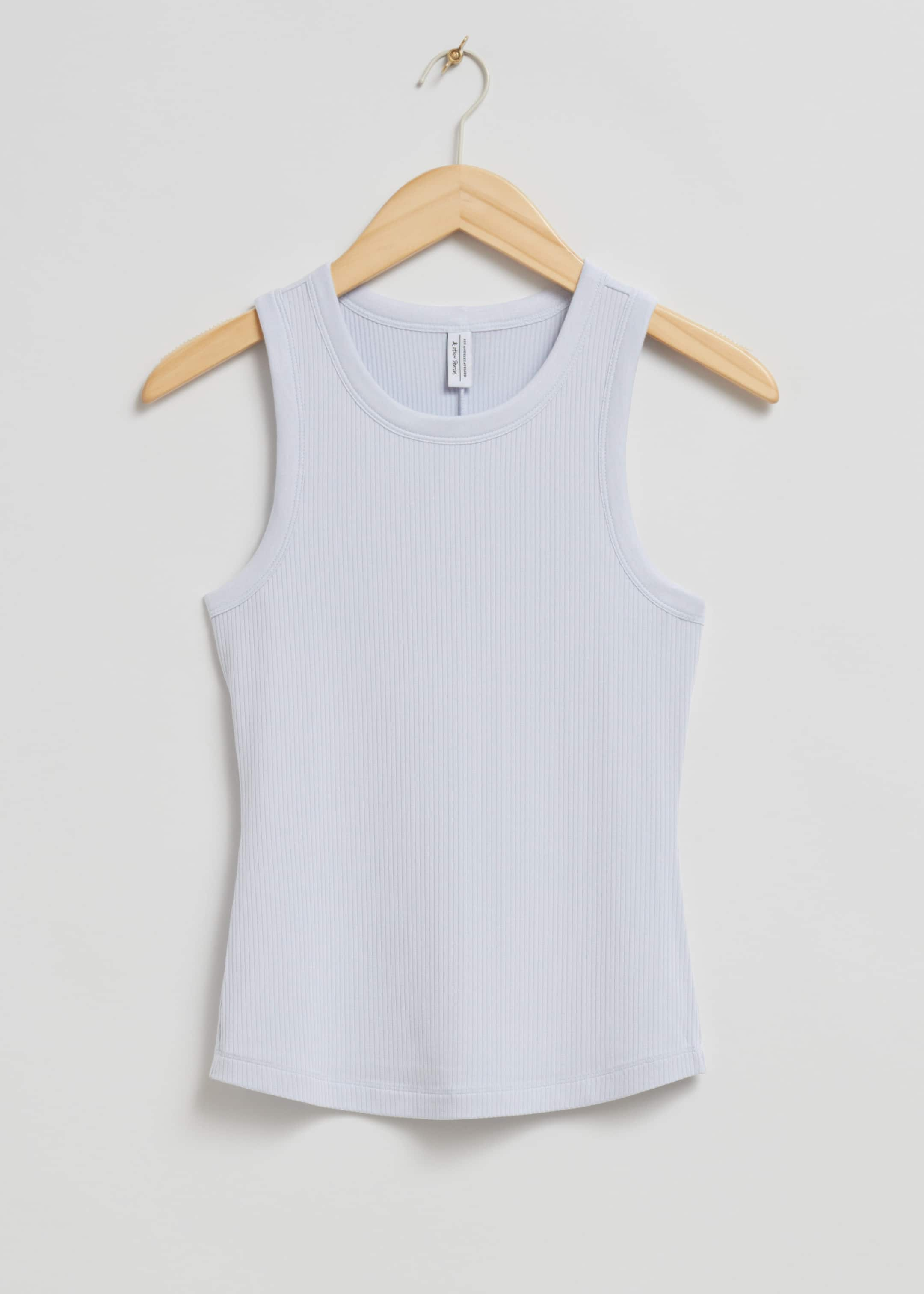 Fitted Tank Top - Light Blue - Still Life