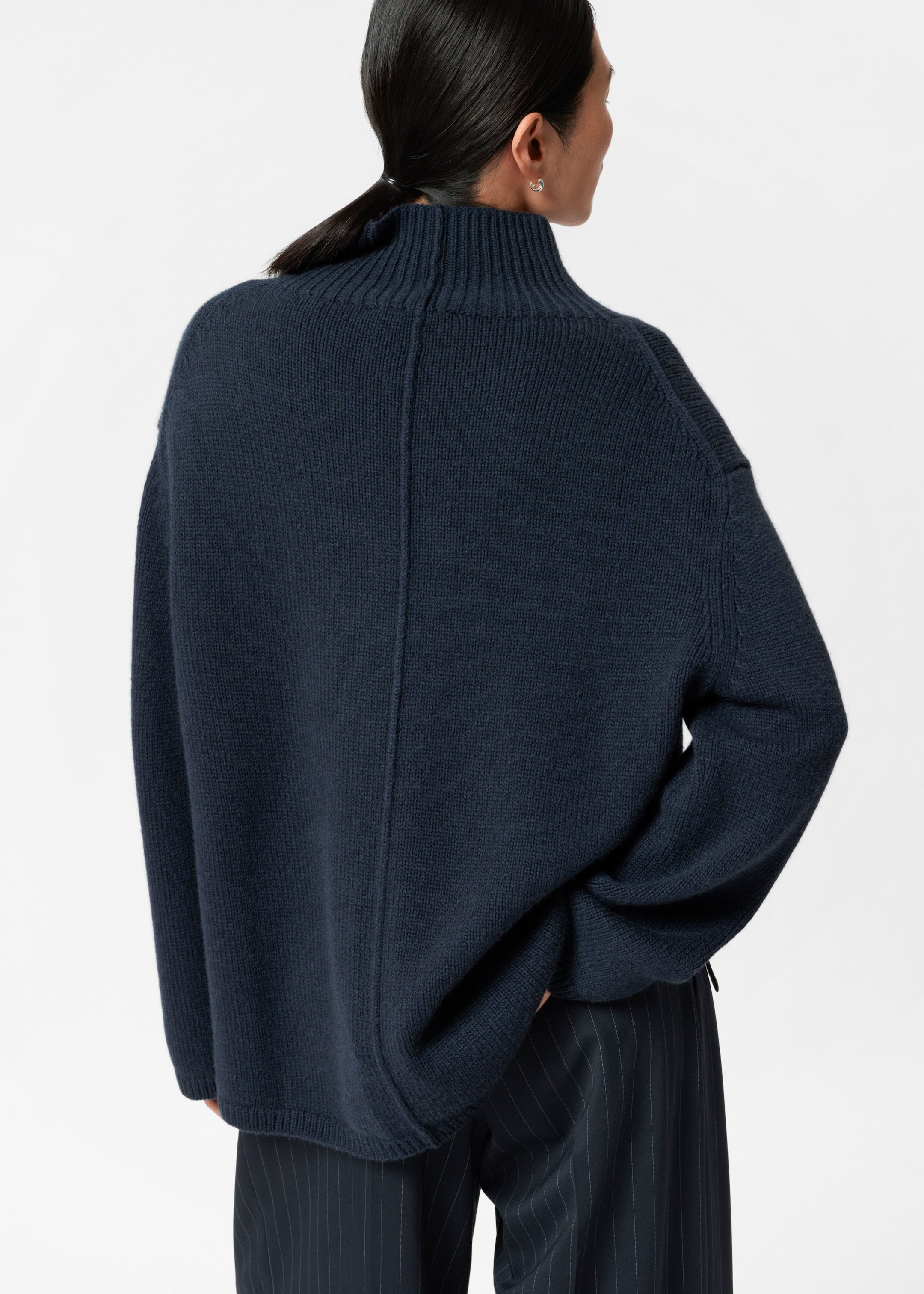 Wool-Blend Turtleneck Jumper - Mole - Lookbook