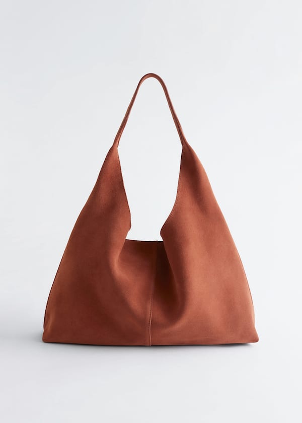 Large Suede Tote Bag