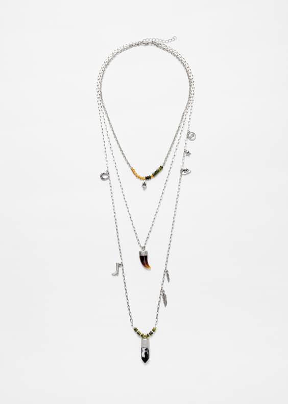 Layered Pendant Necklace
