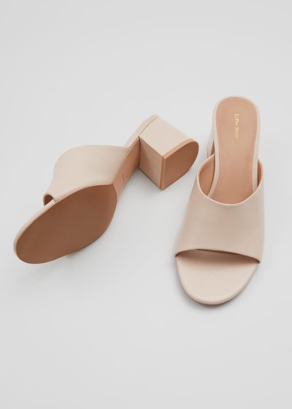 Classic Leather Mules