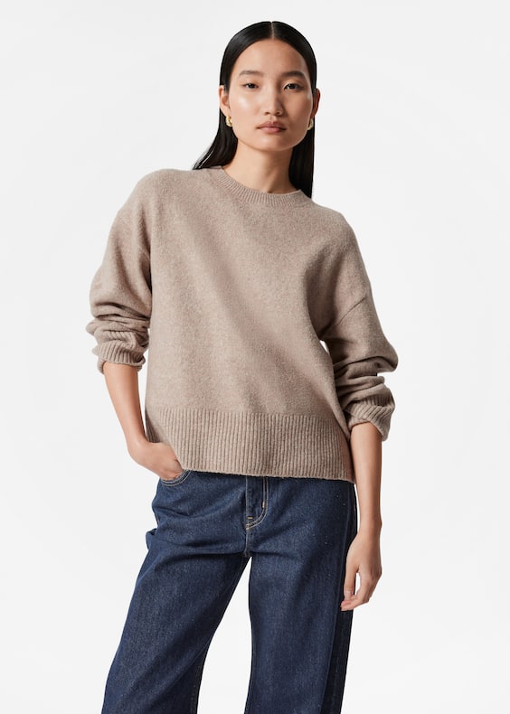 Relaxed Fit Knitted Sweater