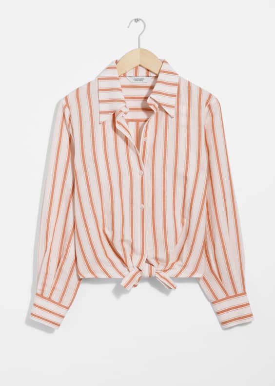 Tie-Front Shirt