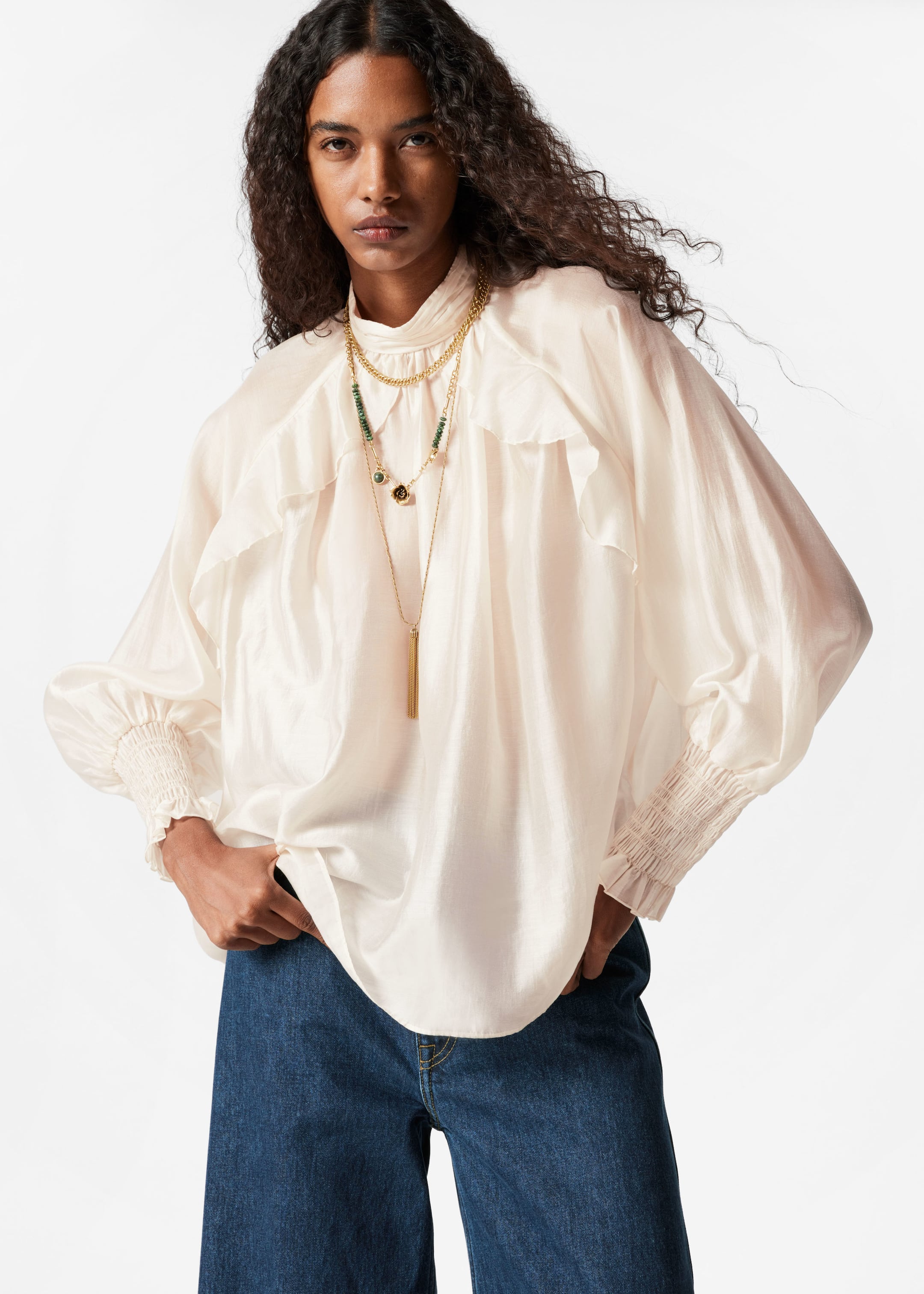 Image of Frilled Blouse