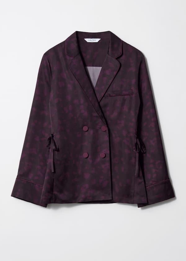 Double-Breasted Shirt Blazer