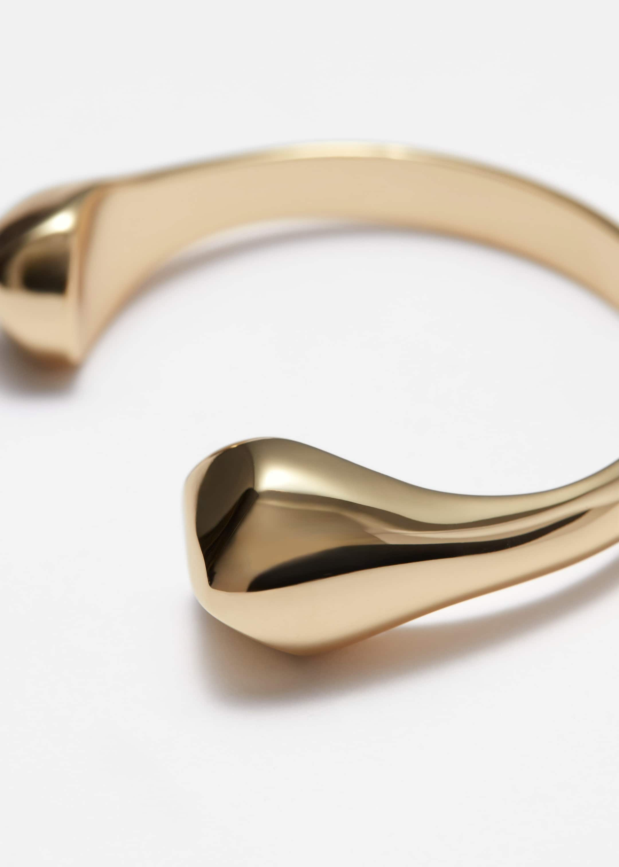 Sculptural Cuff Bracelet - {{variantName}} - Descriptive Detail