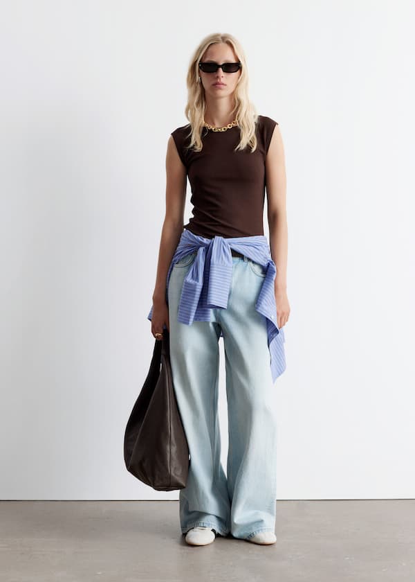 V-Cut Back Top