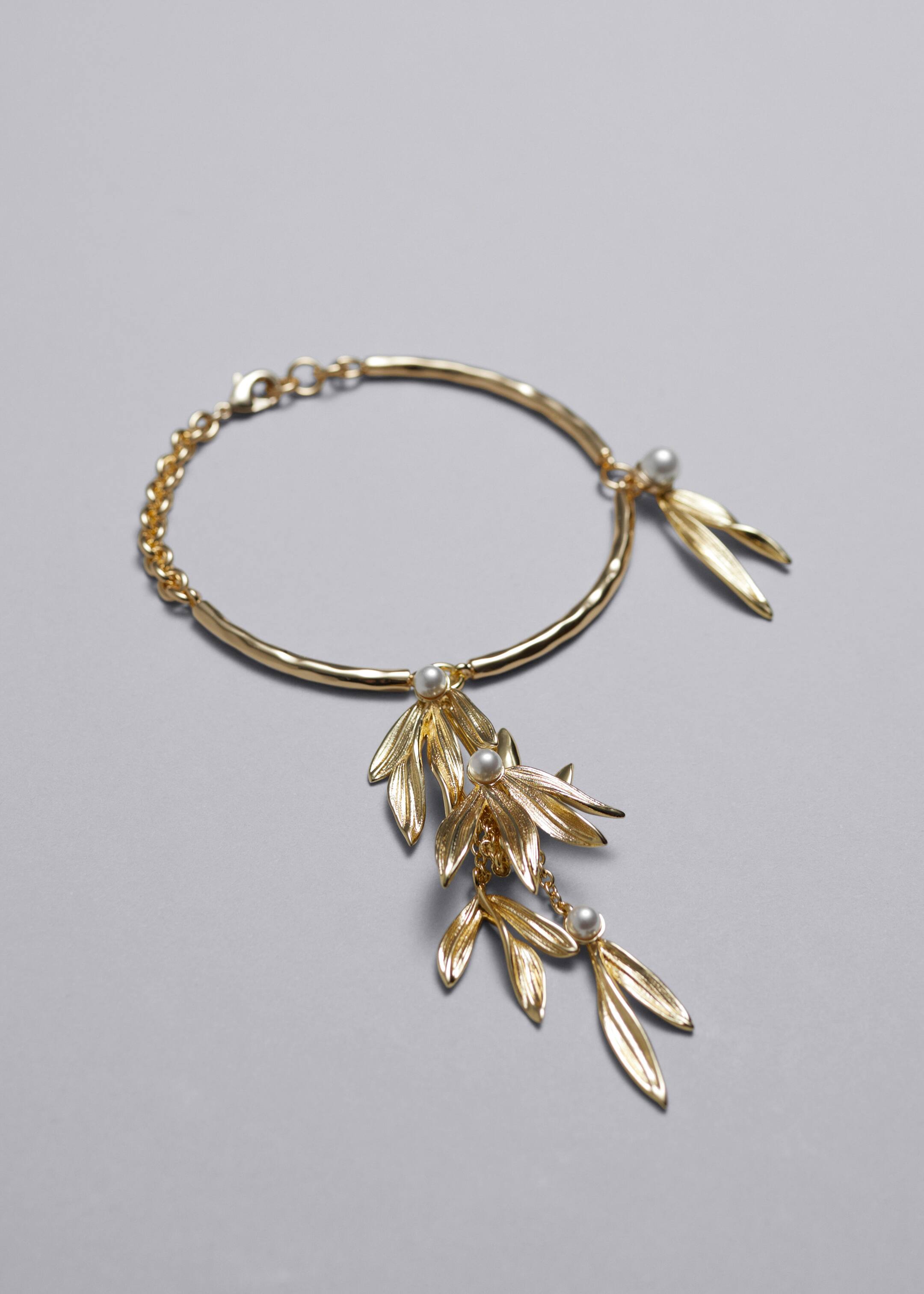 Embellished Bracelet - Gold - Still Life