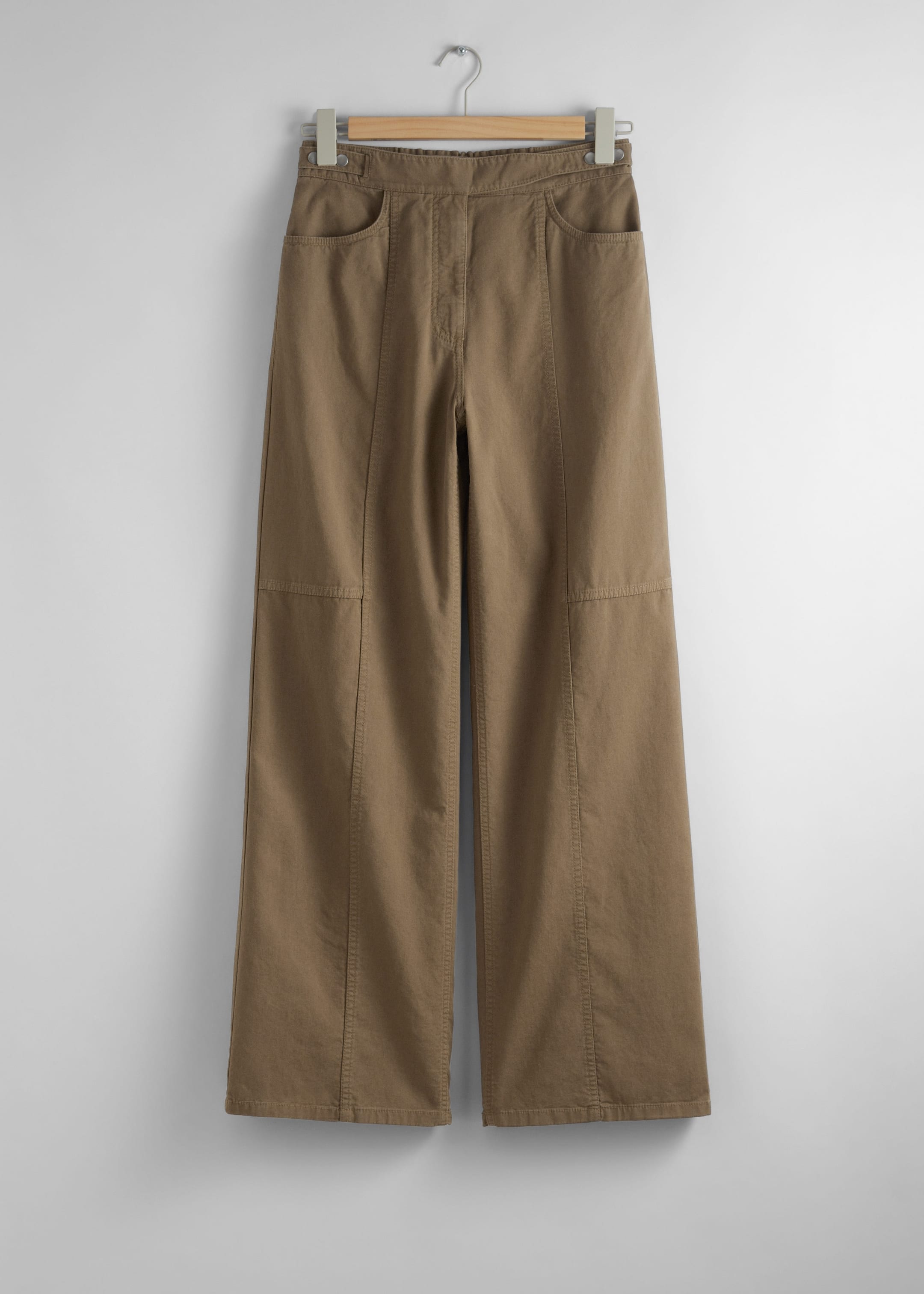 Image of Straight Utility Trousers