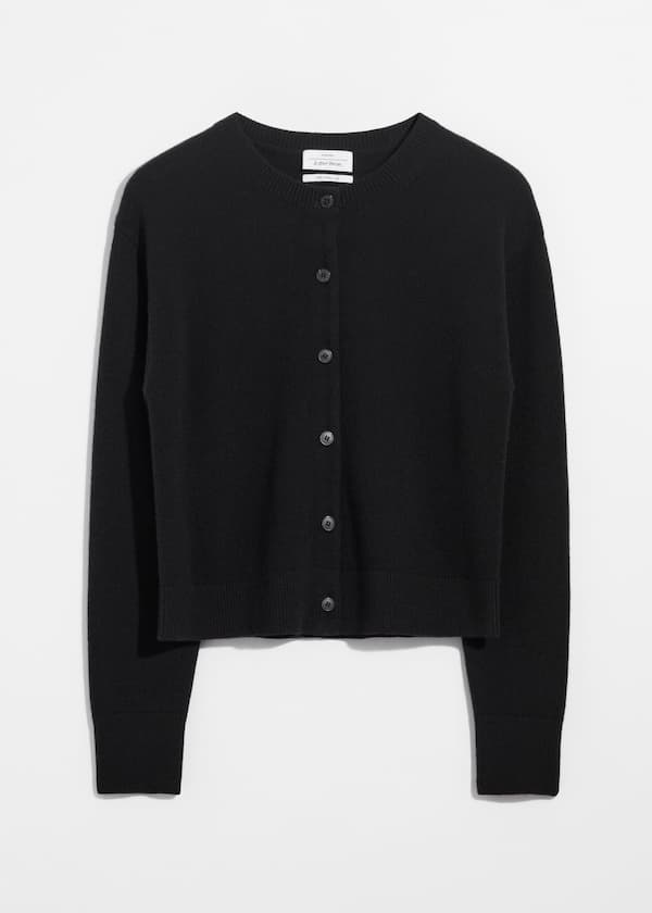 Boxy Merino Wool Cardigan