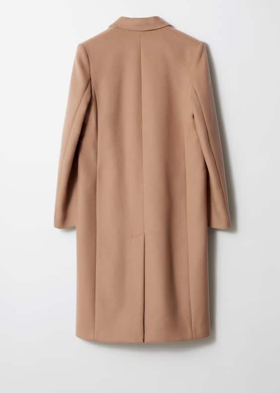Tailored Single-Breasted Coat