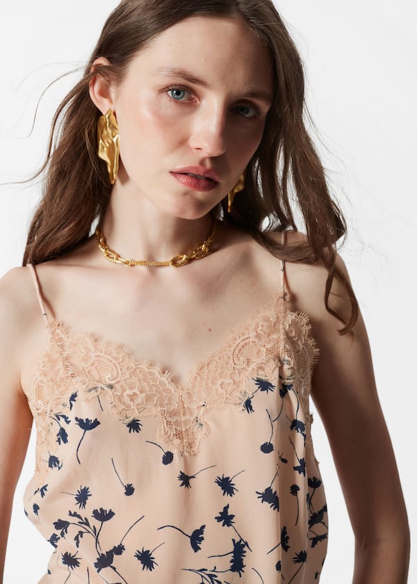 Silk Camisole Top