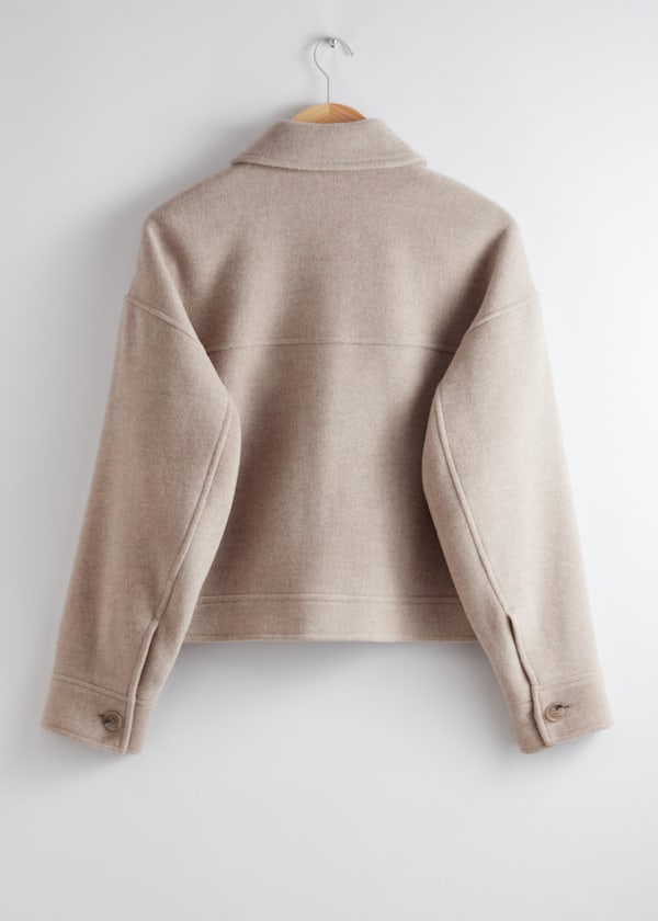 Collared Wool Jacket